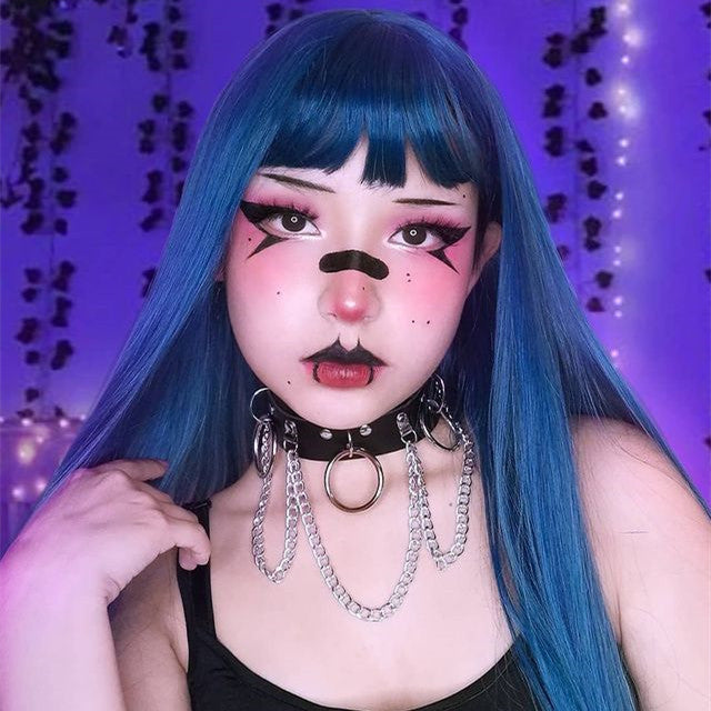 Blue Demon Ji Lolita Wig A20156