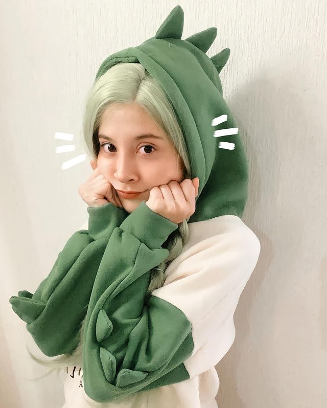 Student cute little dinosaur hoodie A20261