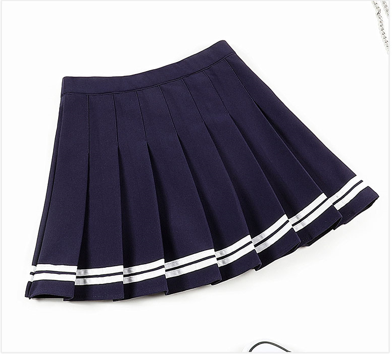 Navy style sexy short skirt A10118