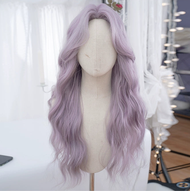 Fantasy fairy tale taro purple lolita long curly hair AP204