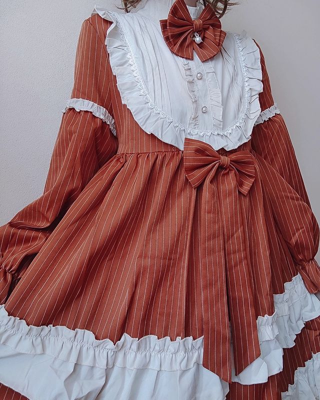 Soft Girl Lolita Coco Milkshake Dress A20300