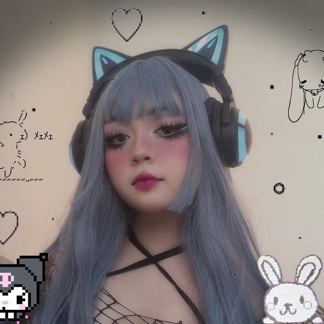 Mermaid Jiheny Blue Lolita Wig A10909