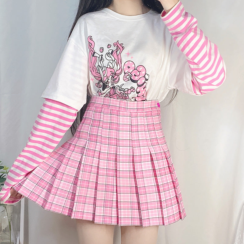 Harajuku style JK skirt A30334