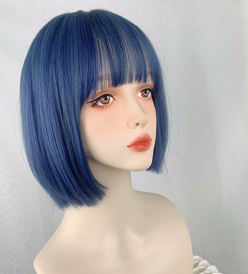Blue BOBO wig A40533