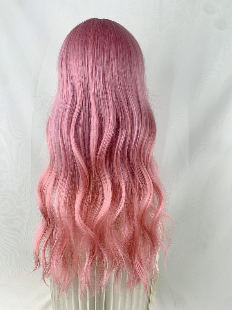 Lolita Big Wave Summer Pink Wig A30778