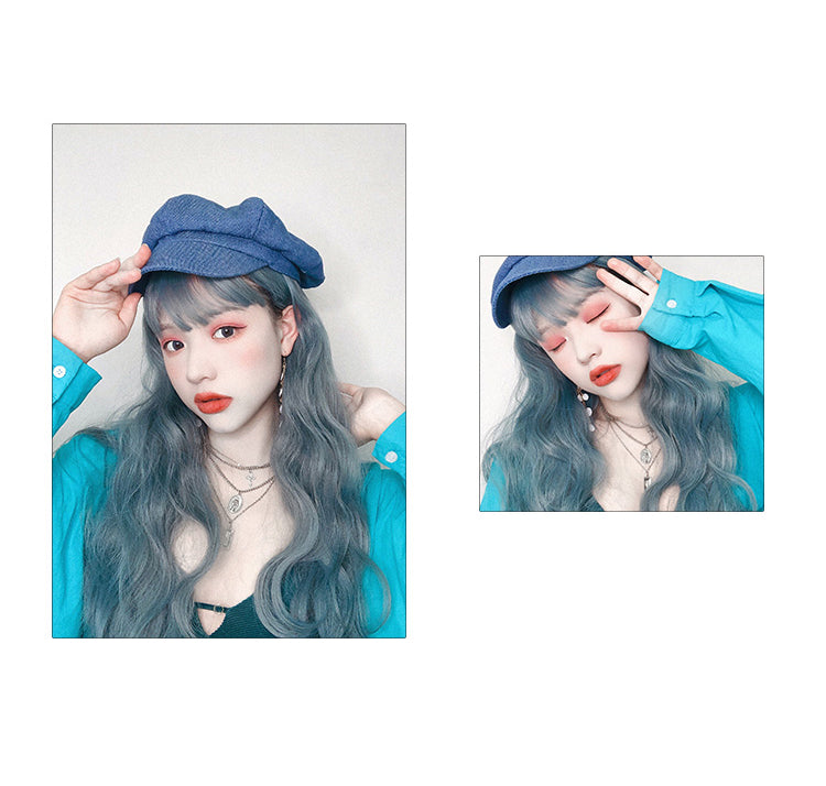 Haze blue doll wig A10587