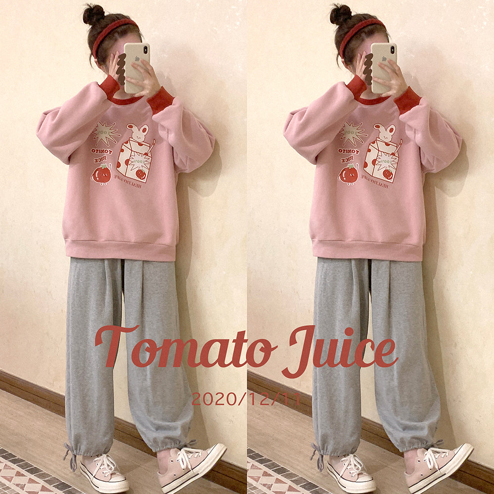 Tomato Juice Letters T-Shirt A40083