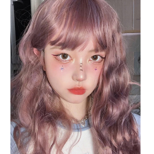 lolita rattan pink wig A40284