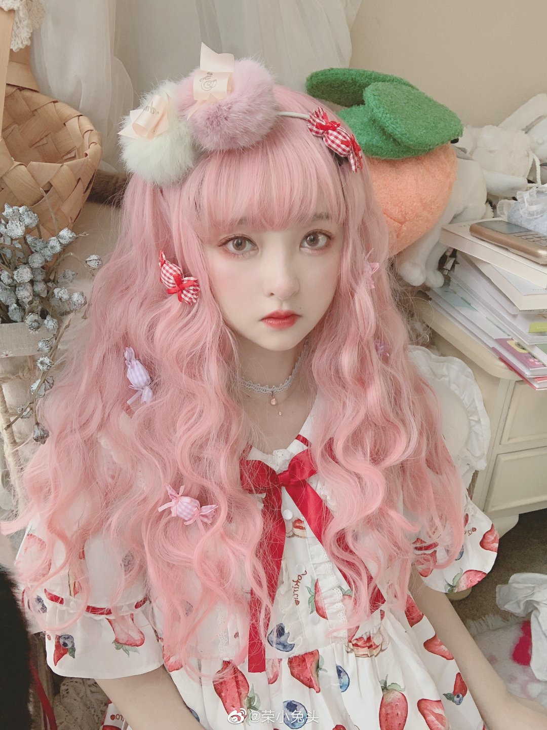 Harajuku wool curl wig A20048
