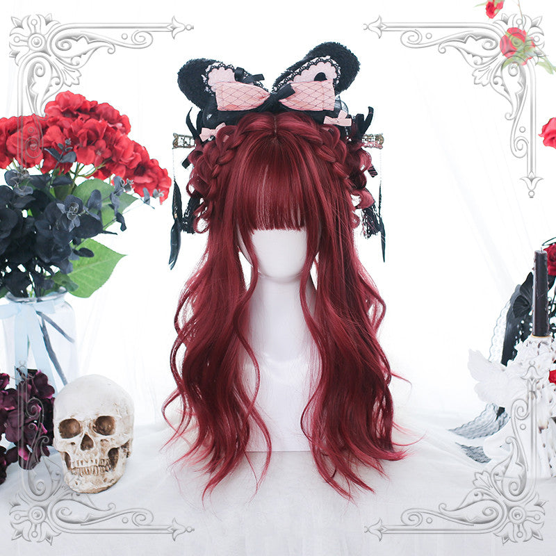 Red lotus wig A30420