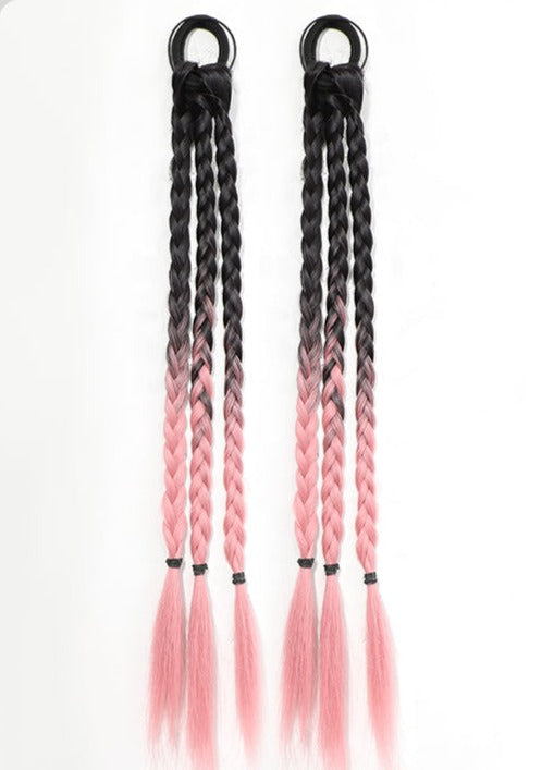 Color Gradient Twist Long Braid Wig A40619