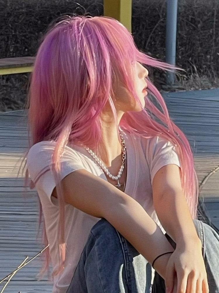 pink lolita wig A40537