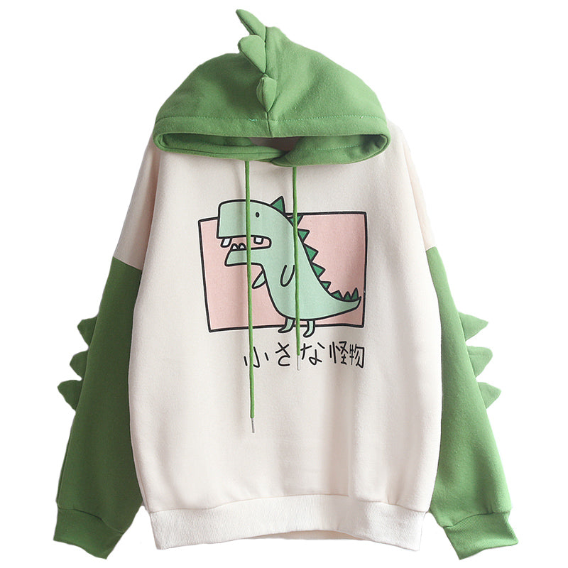 Dinosaur print hoodie A10757