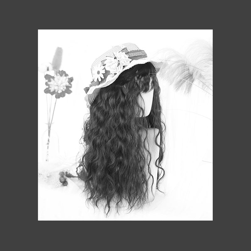 Little witch sheep curly wig A10871