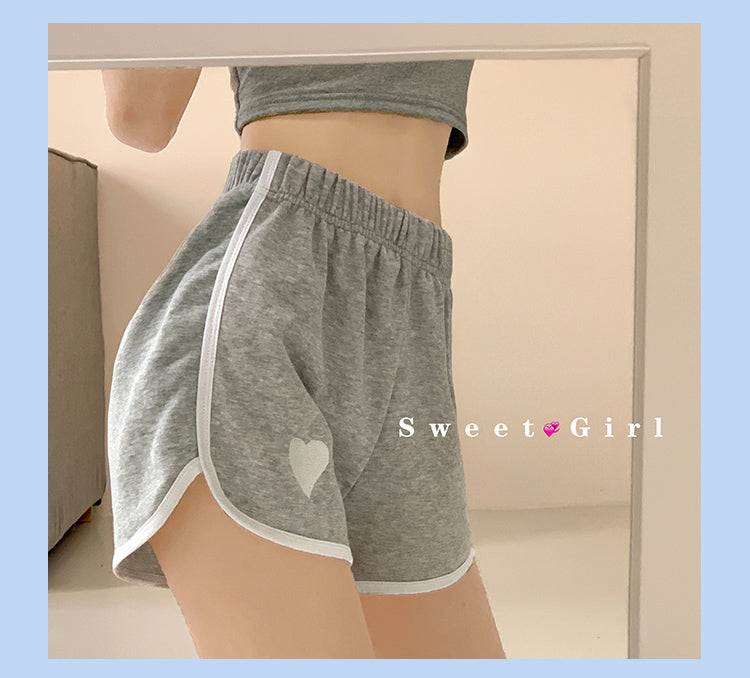 College style love shorts A20915