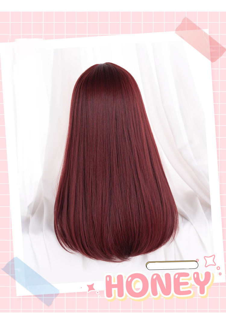 Mermaid Rose Red Wig A40353
