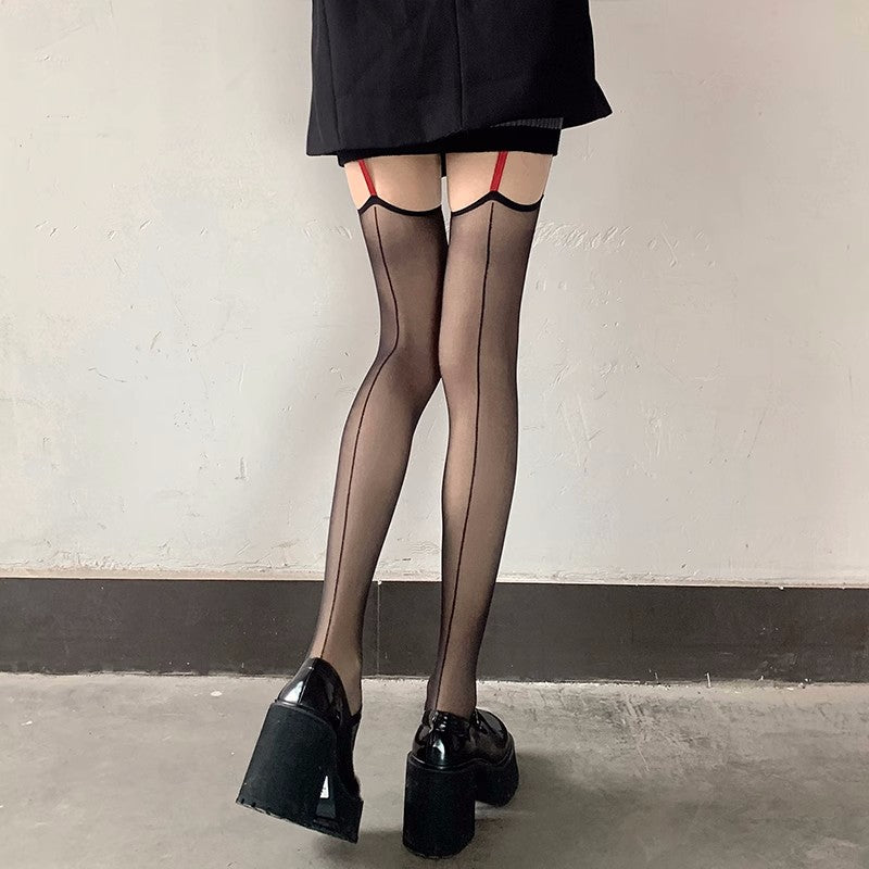 suspenders stockings A40542