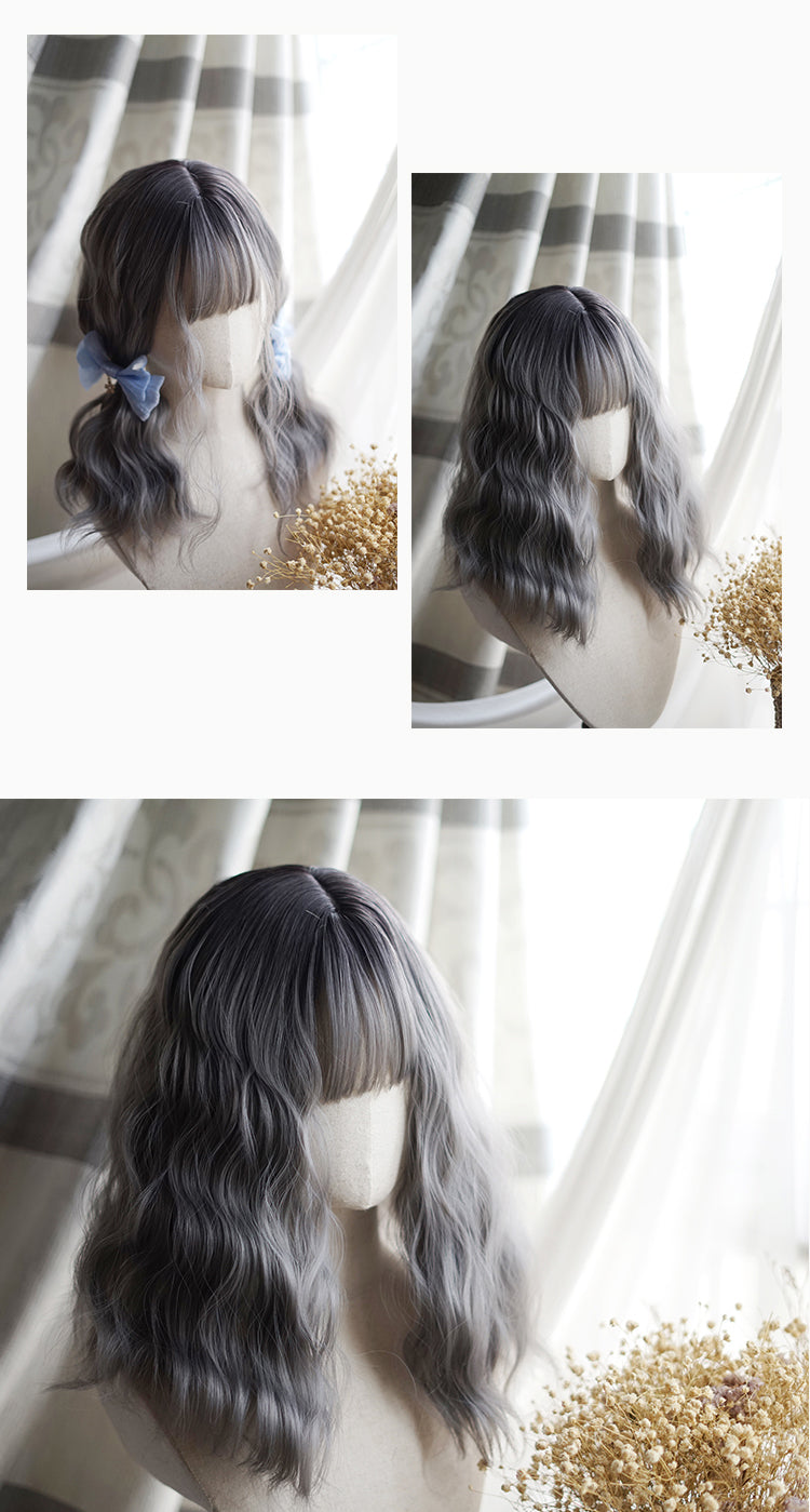 Ink dyed soft girl wig A20664