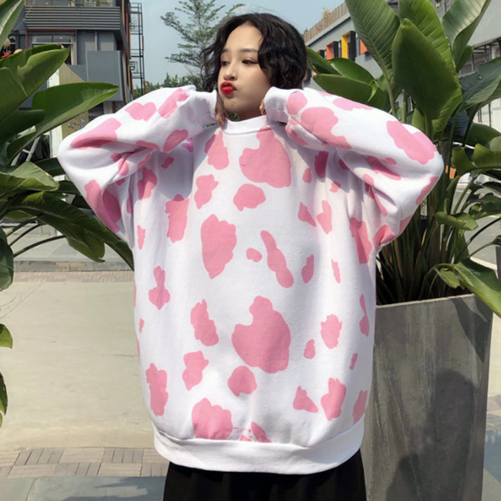 Pink Cow Sweatshirt A10582