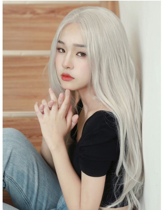 Front Lace Granny Grey Wig A40218
