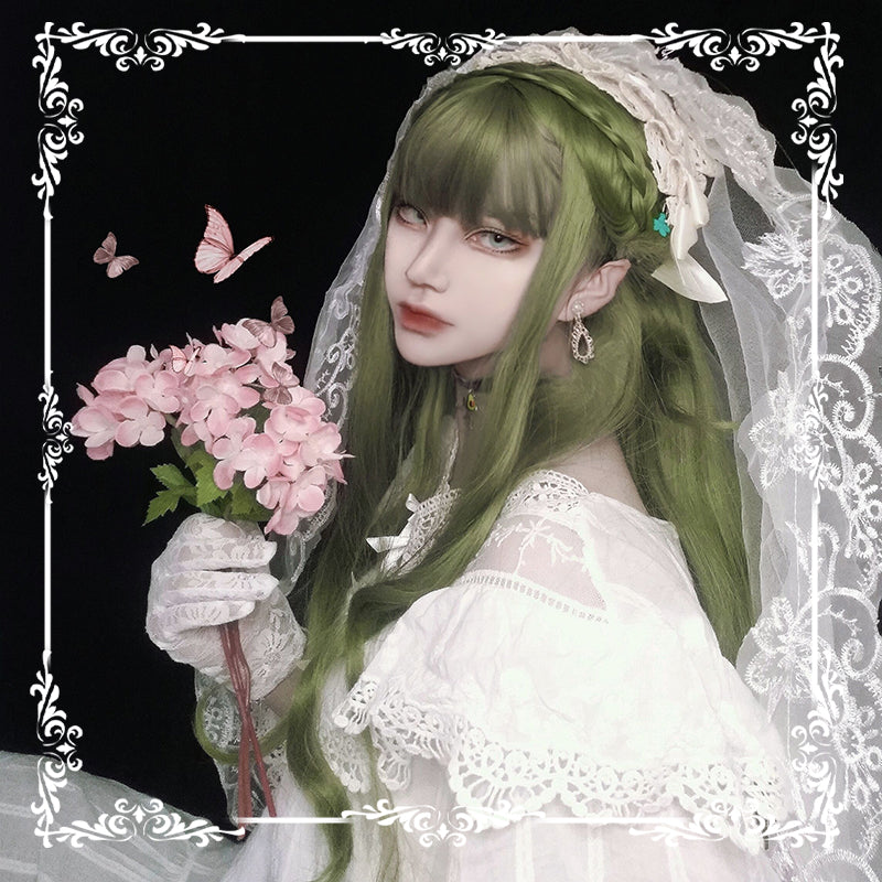 lolita flower wedding tea party wig A20327