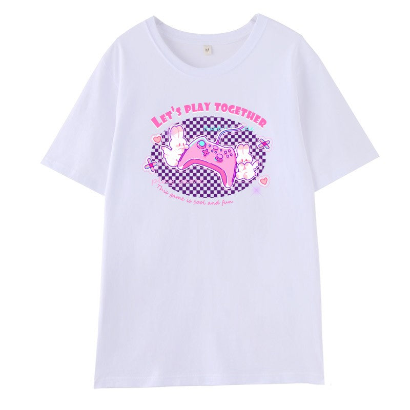 Gaming Girls Print T-Shirt A30835