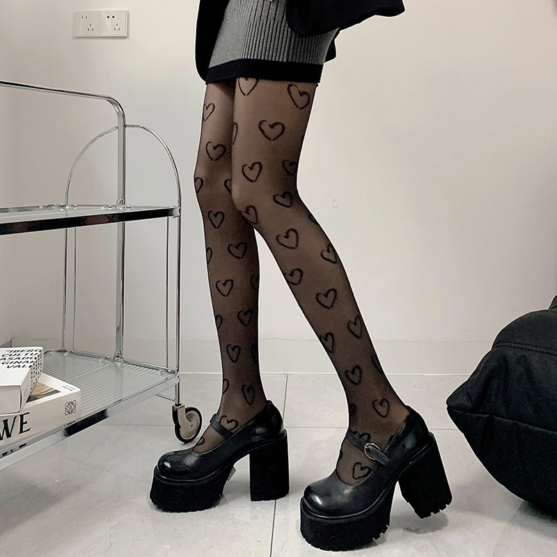 black love stockings A40543