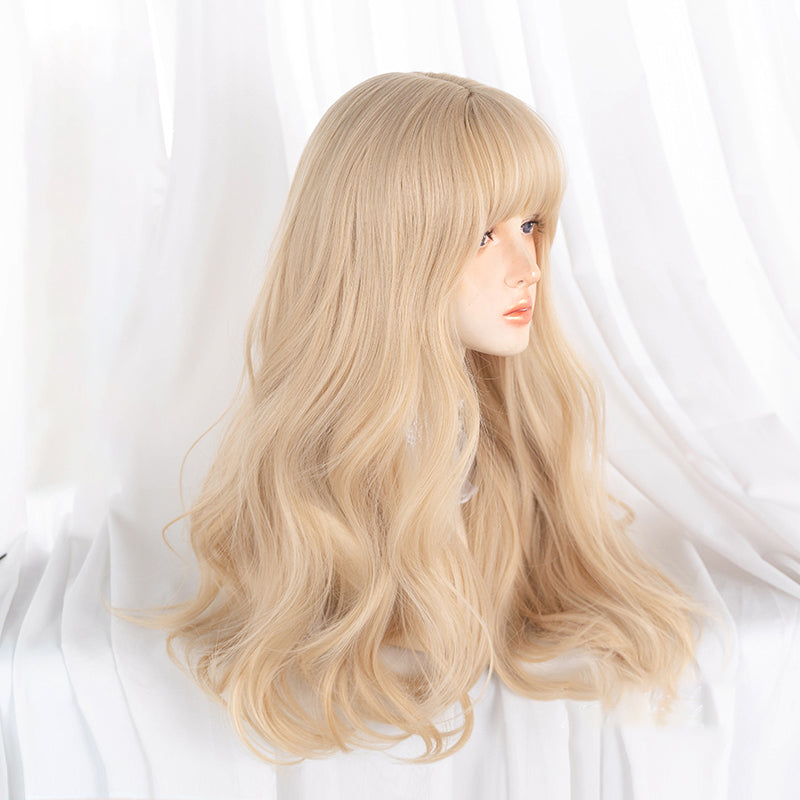 Lolita Milk Tea Champagne Wig A40358 apsanil