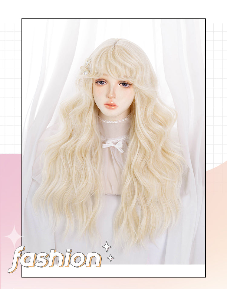 Lolita light gold beige wig A40357