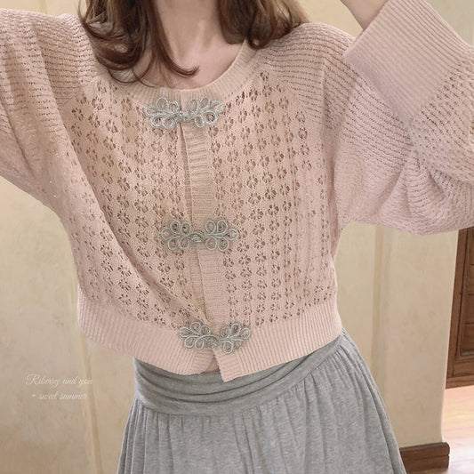 knitted cardigan A40057