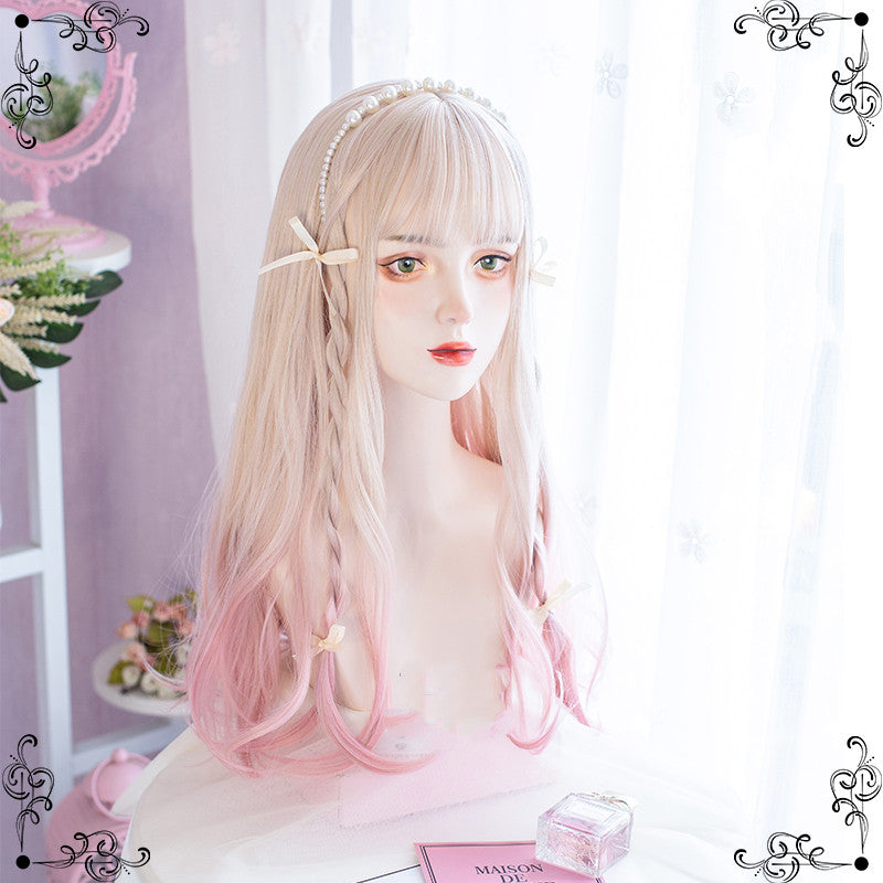 Pink Mist Sakura Gradient Lolita Wig A30053