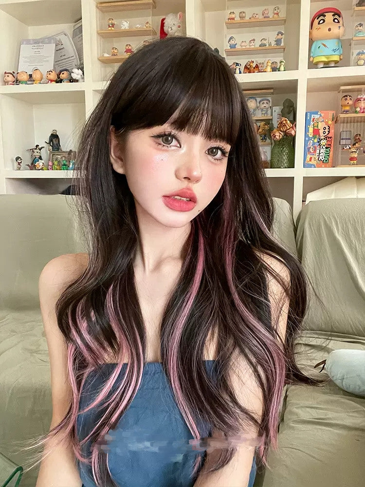 Lolita cute jk mixed color wig A40594
