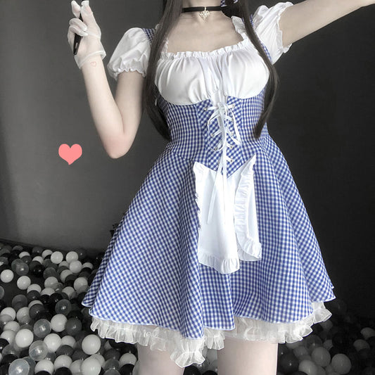 Lolita maid uniform seduction  A20353