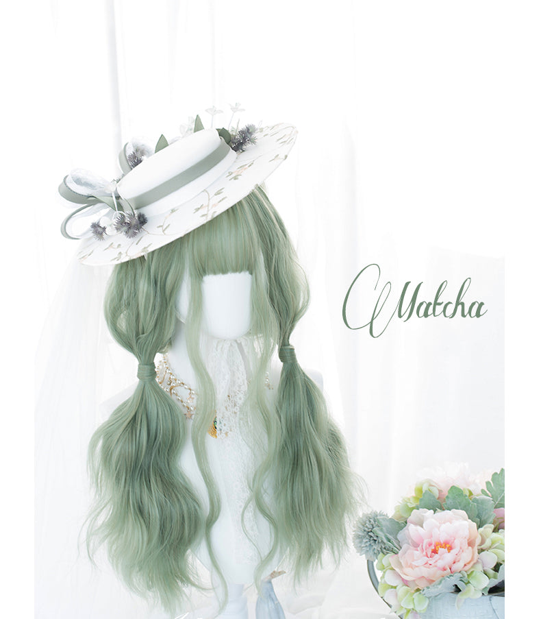 Matcha Harajuku Lolita Long Curly Hair A10403