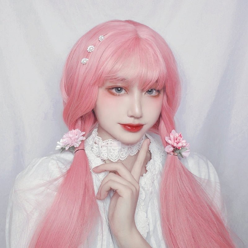 Honey pink lolita wig A20304