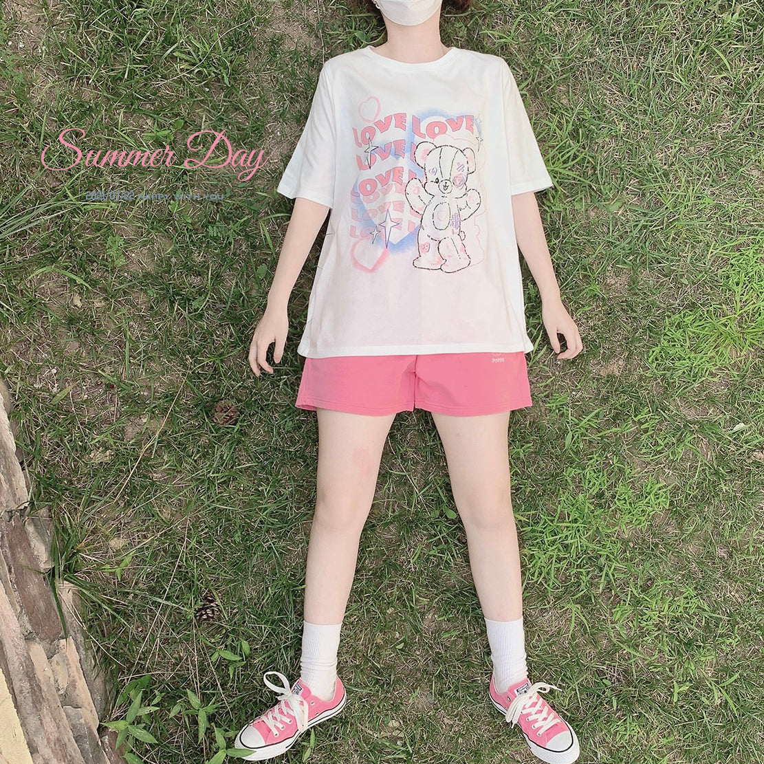 Heart Star Bear T-Shirt A40133