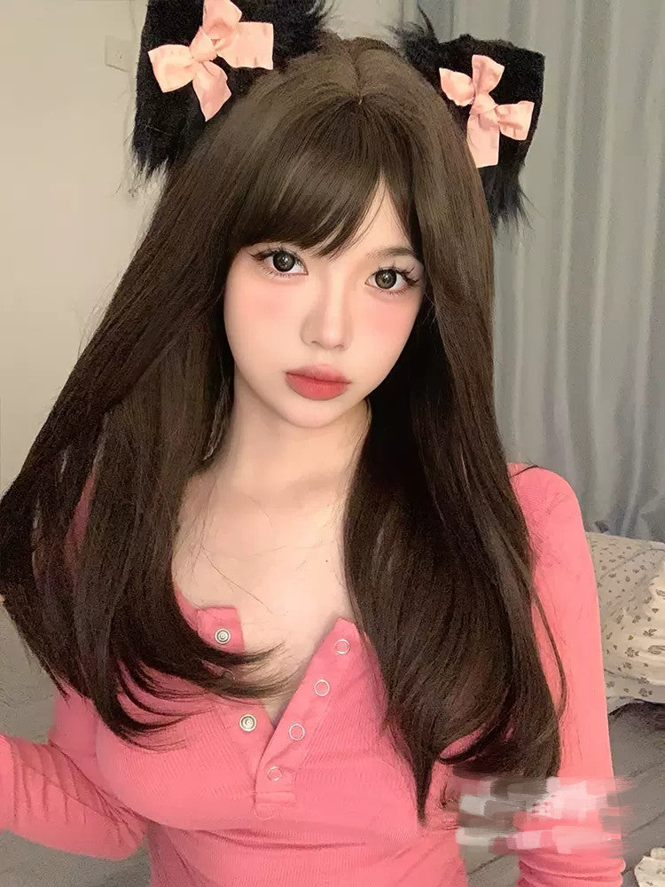 cool brown wig A40442