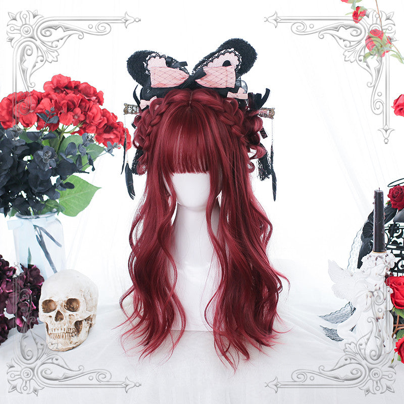 Red lotus wig A30420