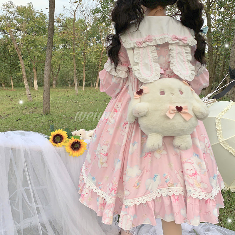 Lolita sweet and cute rabbit dress A30326