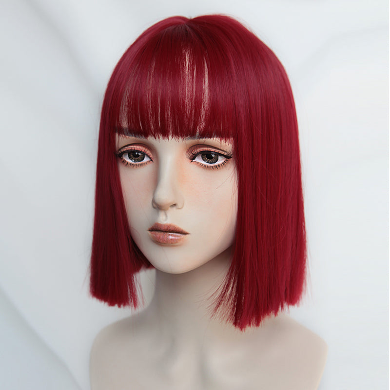 Burgundy Mela Red Wig A30631