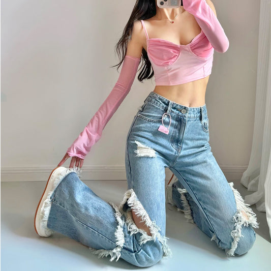 ripped jeans A40116