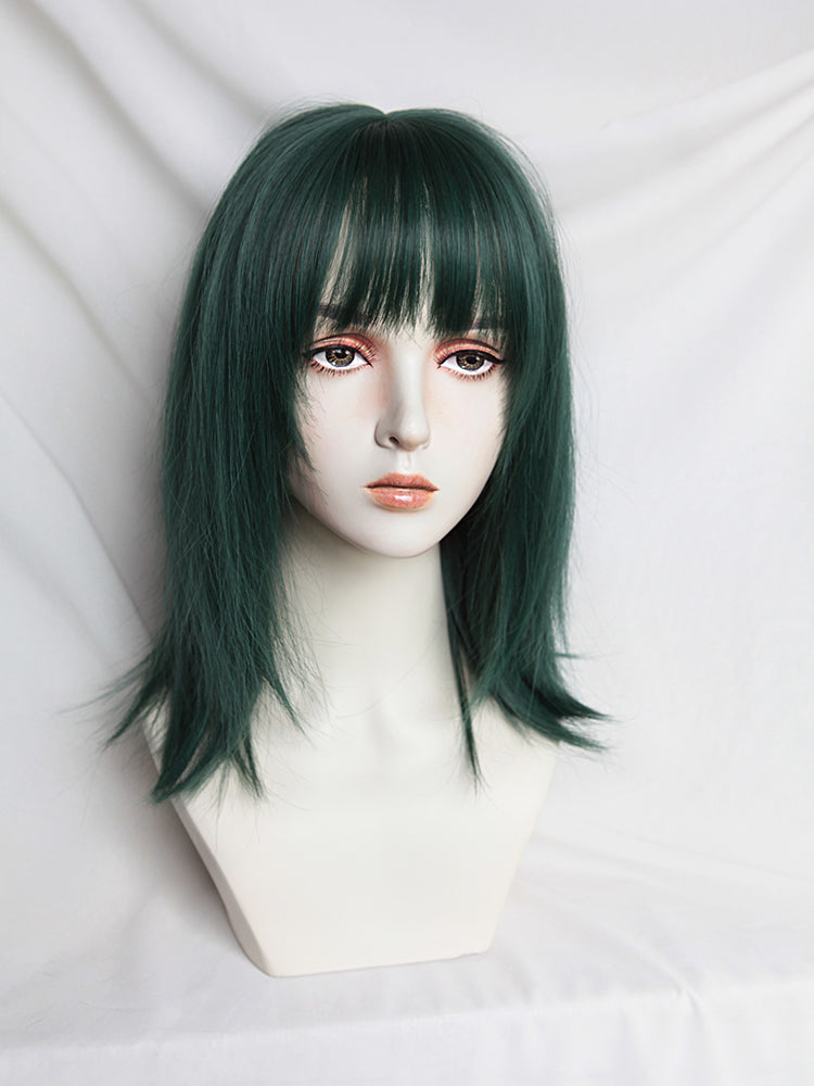 Polaris dark green wig A30582