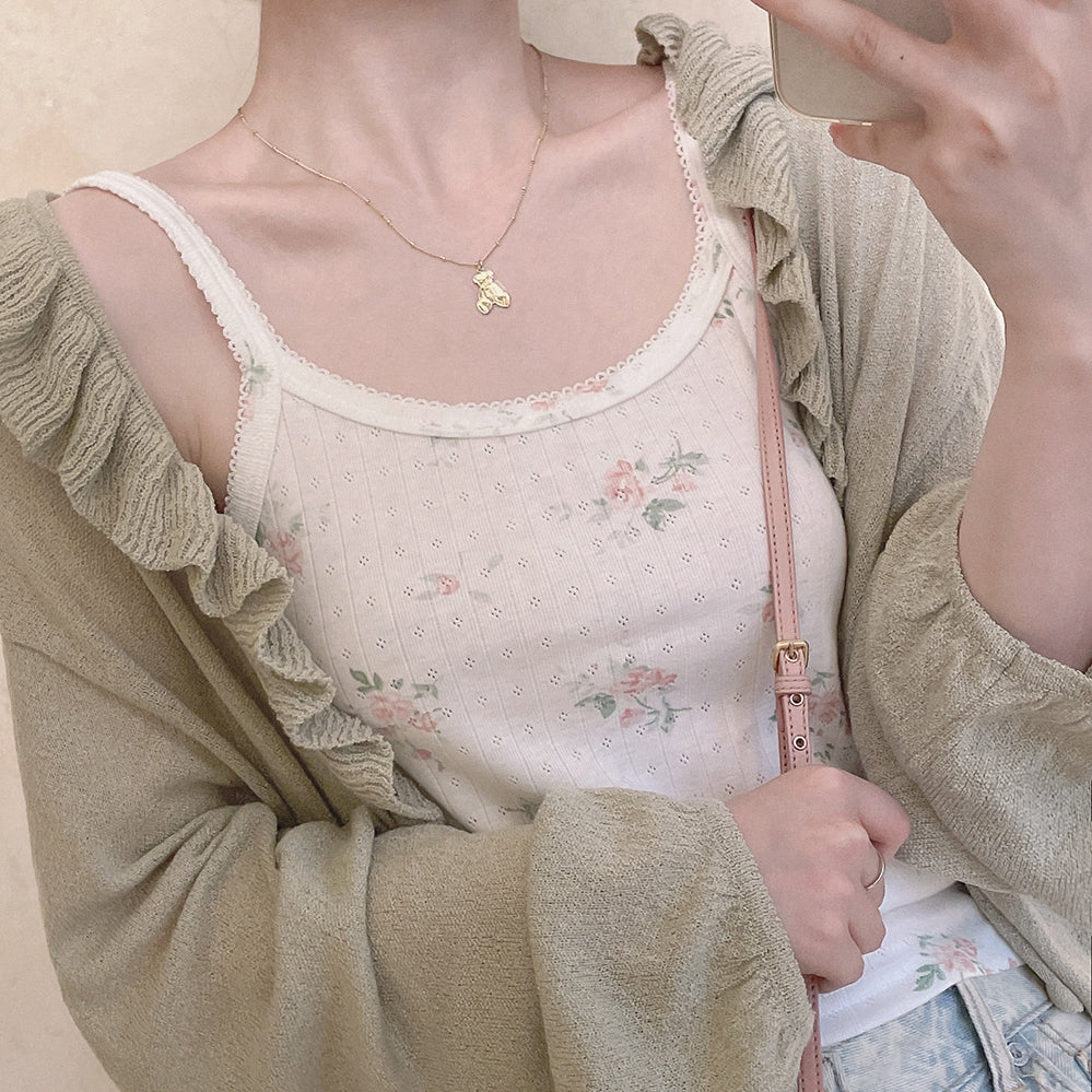 Cream Small Rose Sling A30807