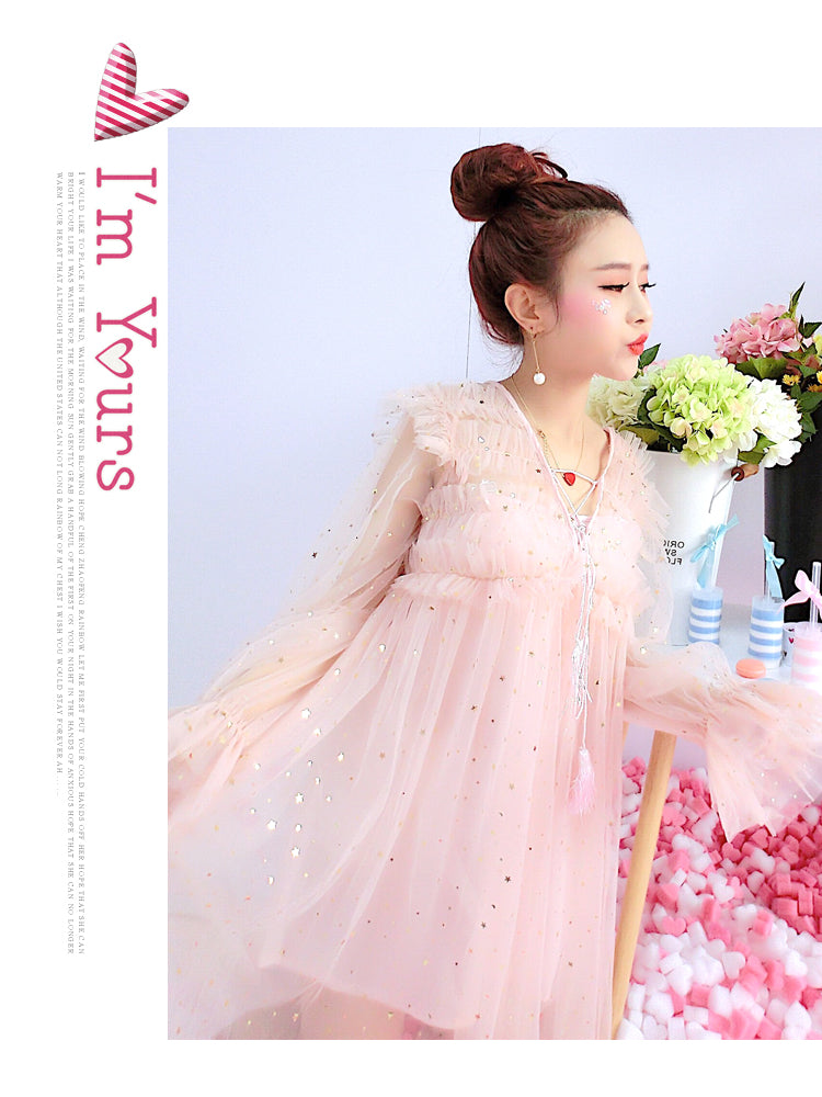 Princess wind mesh fairy dress A30900