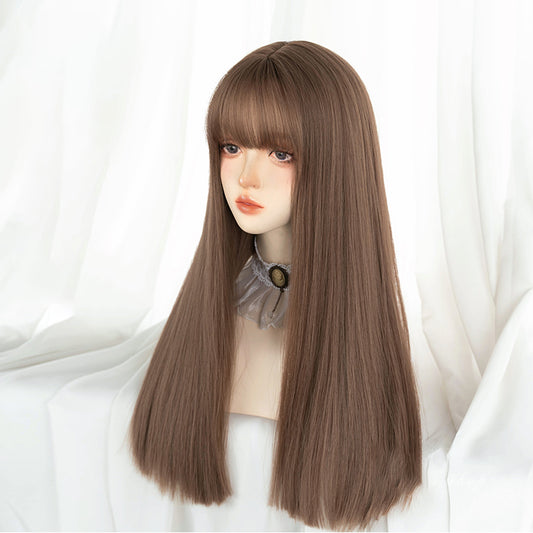 Lolita Honey Tea Brown Wig A40359