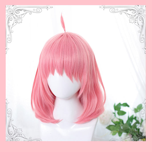 pink bob wig A40194