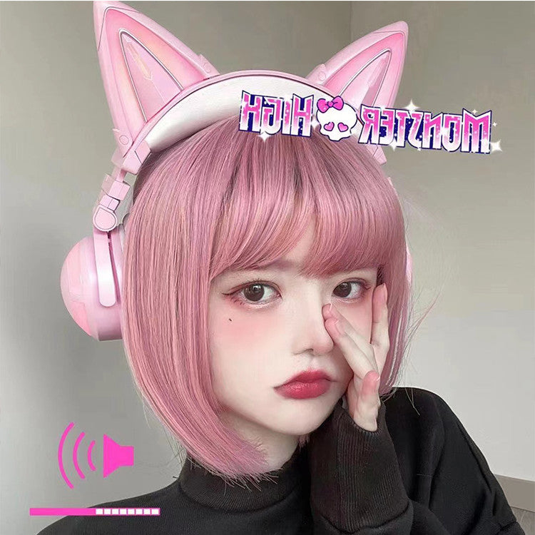 Short pink girly hair A30558