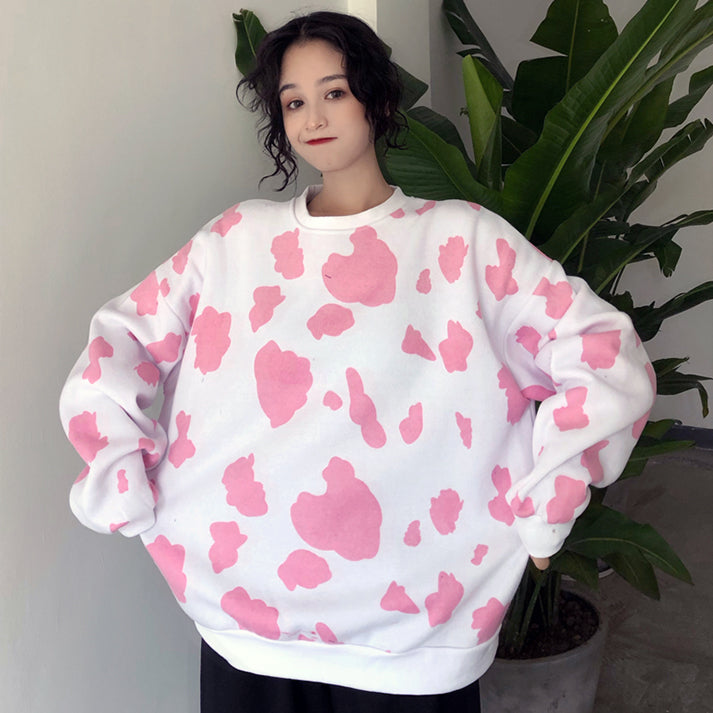 Pink Cow Sweatshirt A10582