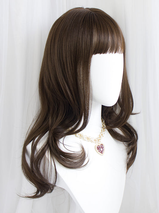 Fairy dark brown wig A30047