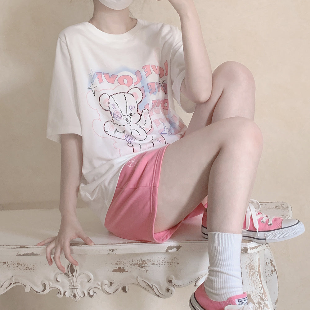 Heart Star Bear T-Shirt A40133